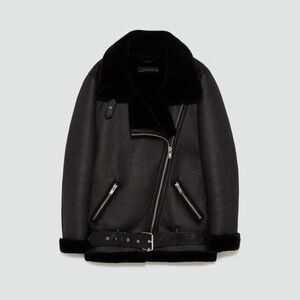 ZARA Shearling coat
